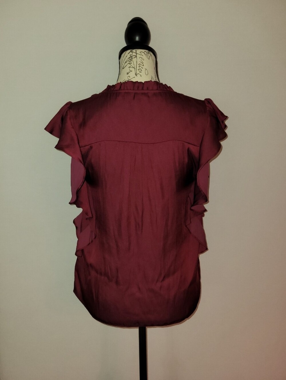 NWOT PAIGE Genie Top In Sangria Size XS - Picture 9 of 9